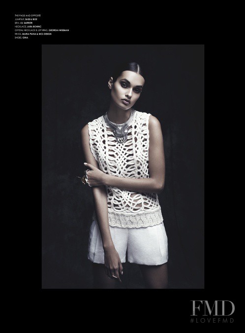 Gizele Oliveira featured in Voilà, c\'est tout, September 2014