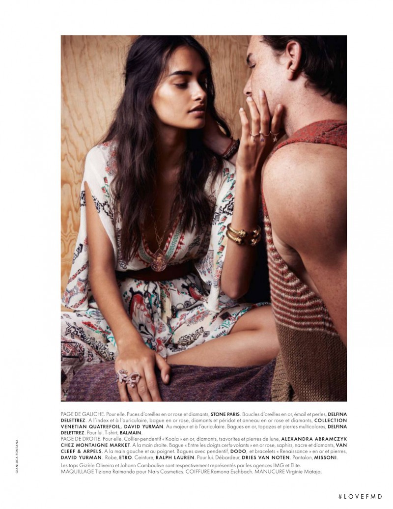 Gizele Oliveira featured in Feux de L\'amour, May 2015