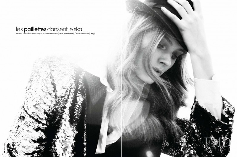 Constance Jablonski featured in Color Block, September 2011