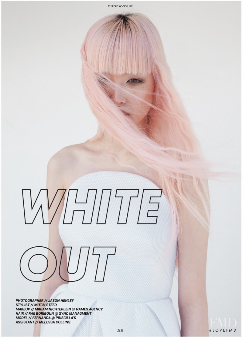 Fernanda Hin Lin Ly featured in White OUt, March 2015