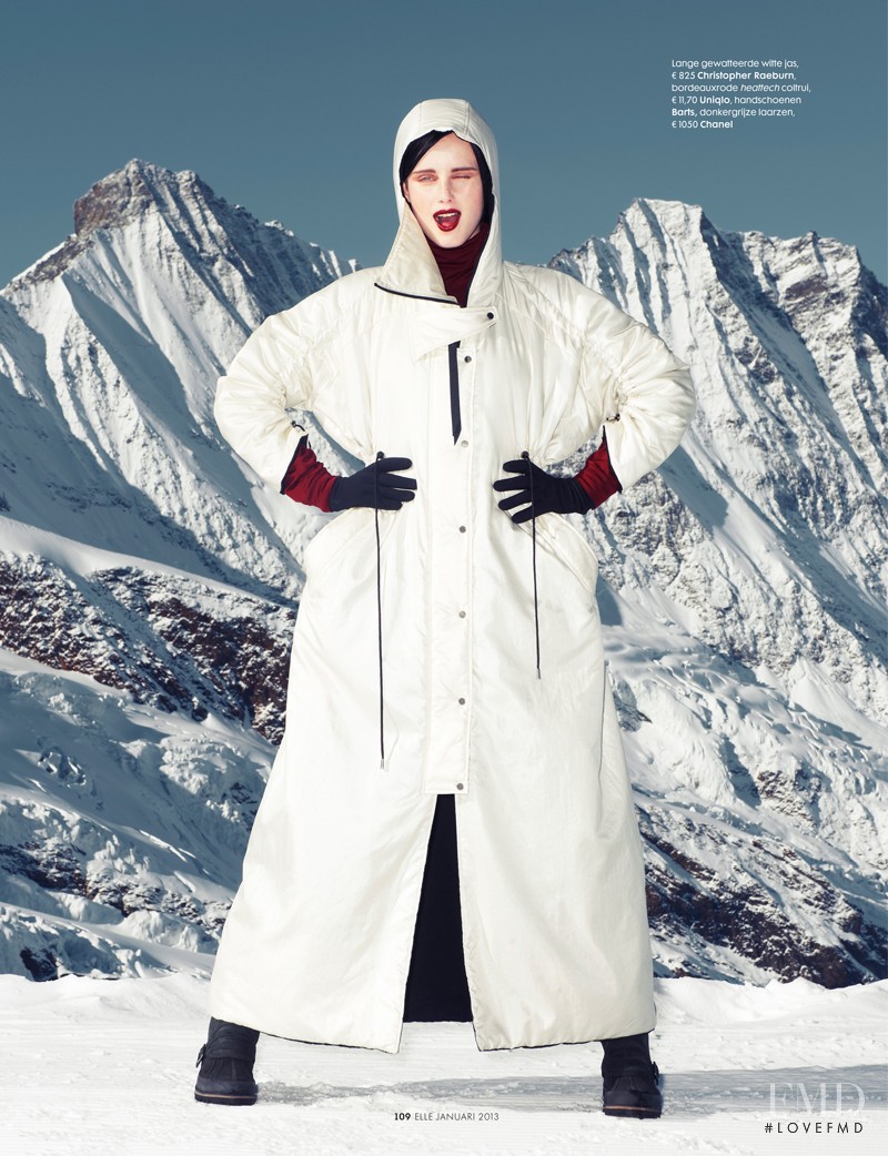 Rianne Van Rompaey featured in Ski-Fi, January 2013
