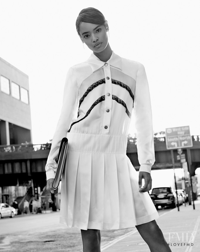 Malaika Firth featured in All Buttoned Up, August 2014