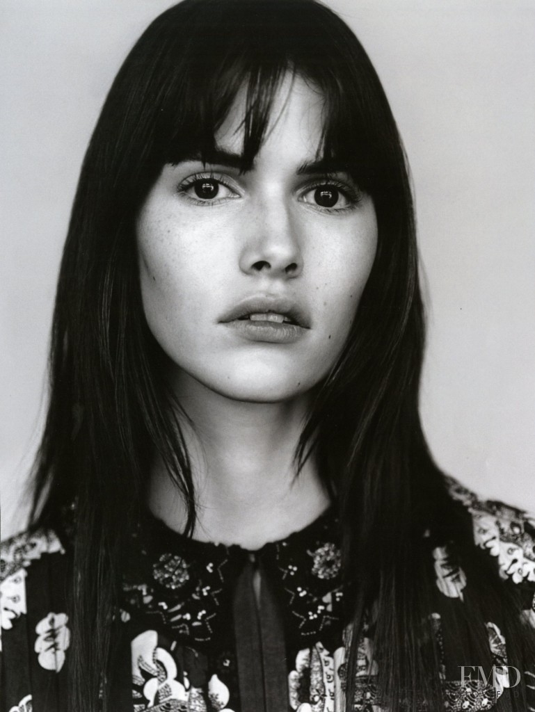 Vanessa Moody featured in Alasdair McLellan, March 2015