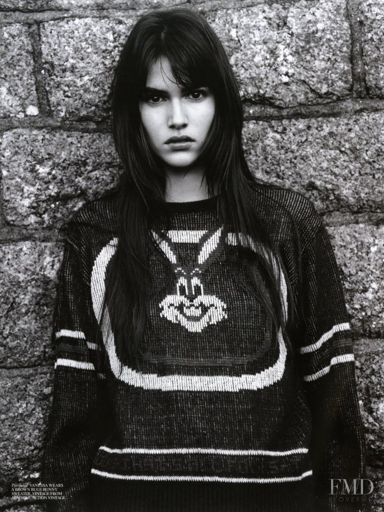 Vanessa Moody featured in Alasdair McLellan, March 2015