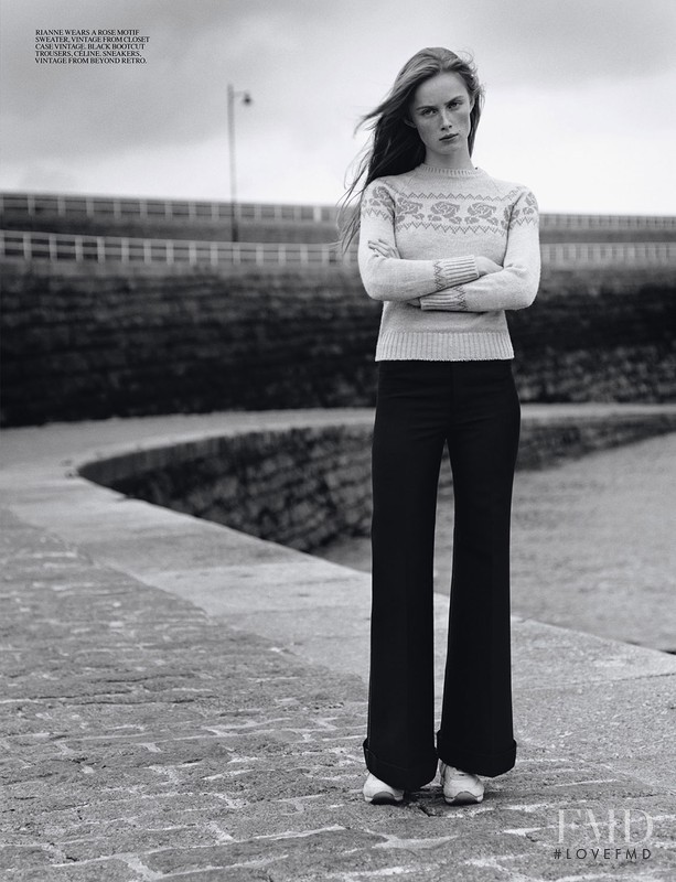 Rianne Van Rompaey featured in Alasdair McLellan, March 2015