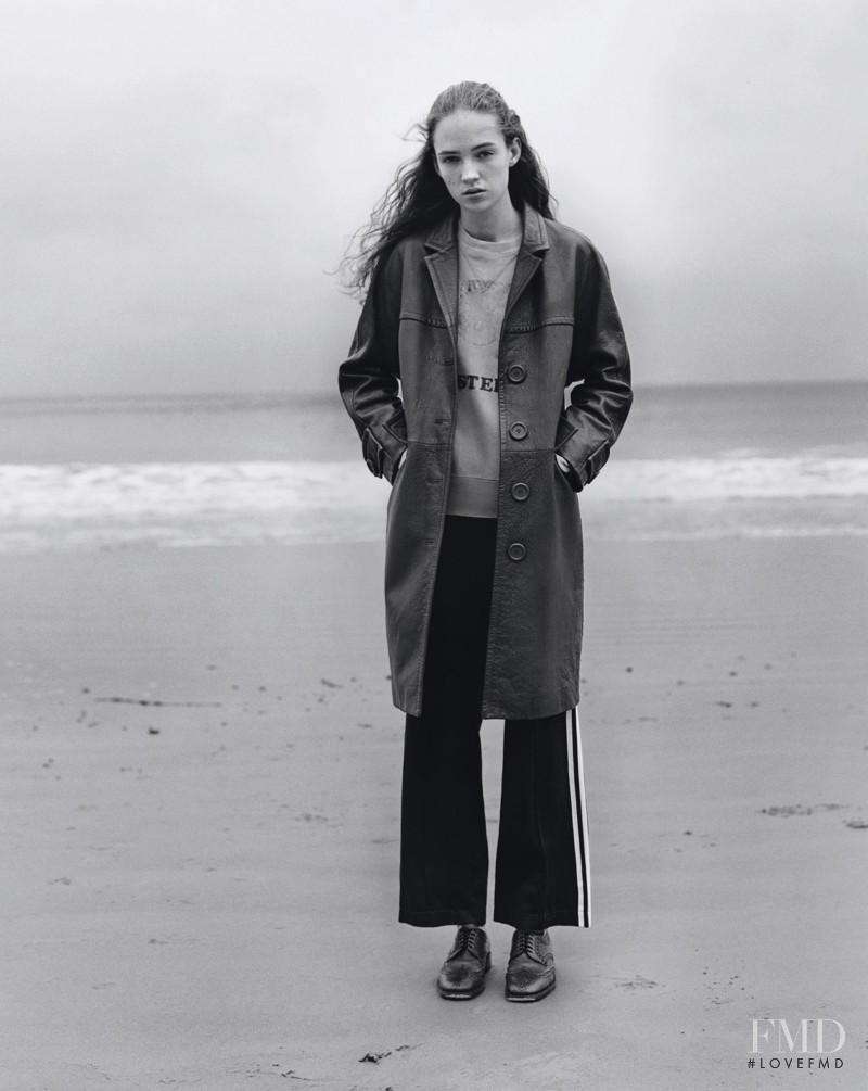 Adrienne Juliger featured in Alasdair McLellan, March 2015