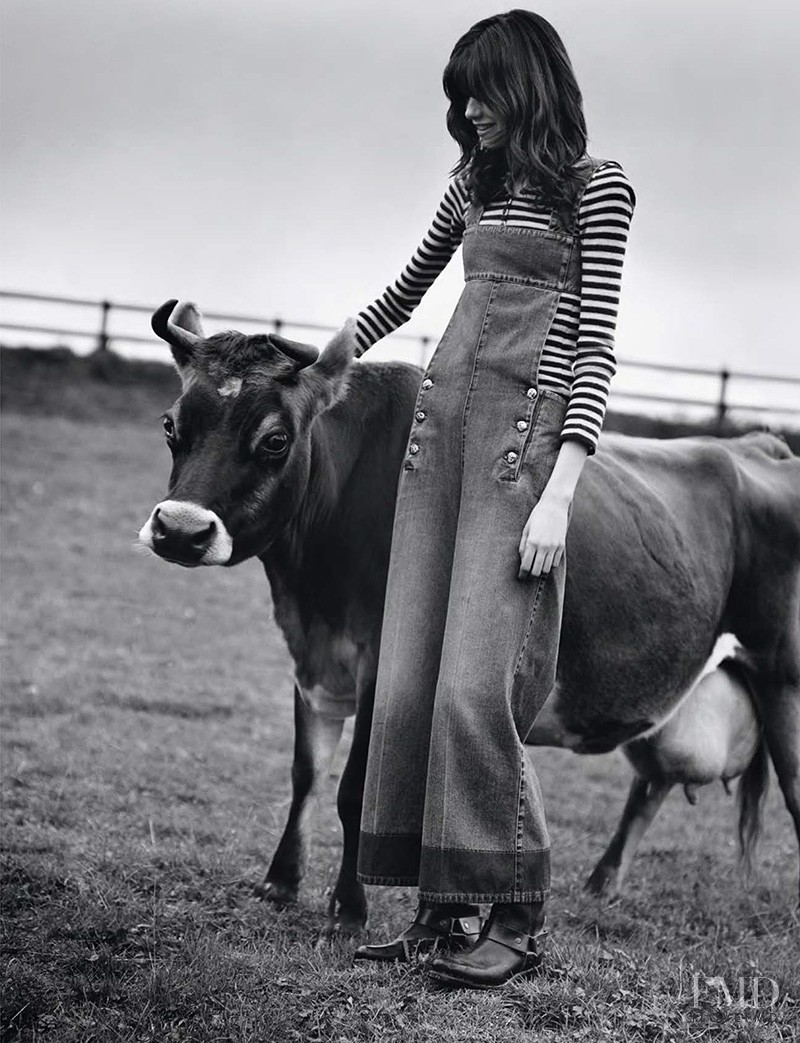 Grace Hartzel featured in Alasdair McLellan, March 2015