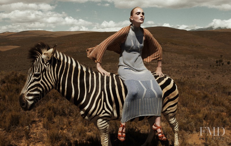 Lotte Tuinstra featured in Colorful Stripes, August 2011