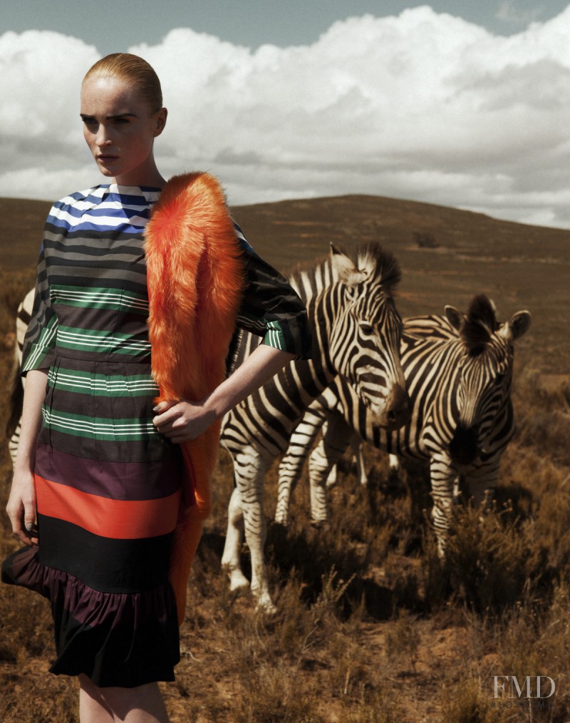 Lotte Tuinstra featured in Colorful Stripes, August 2011