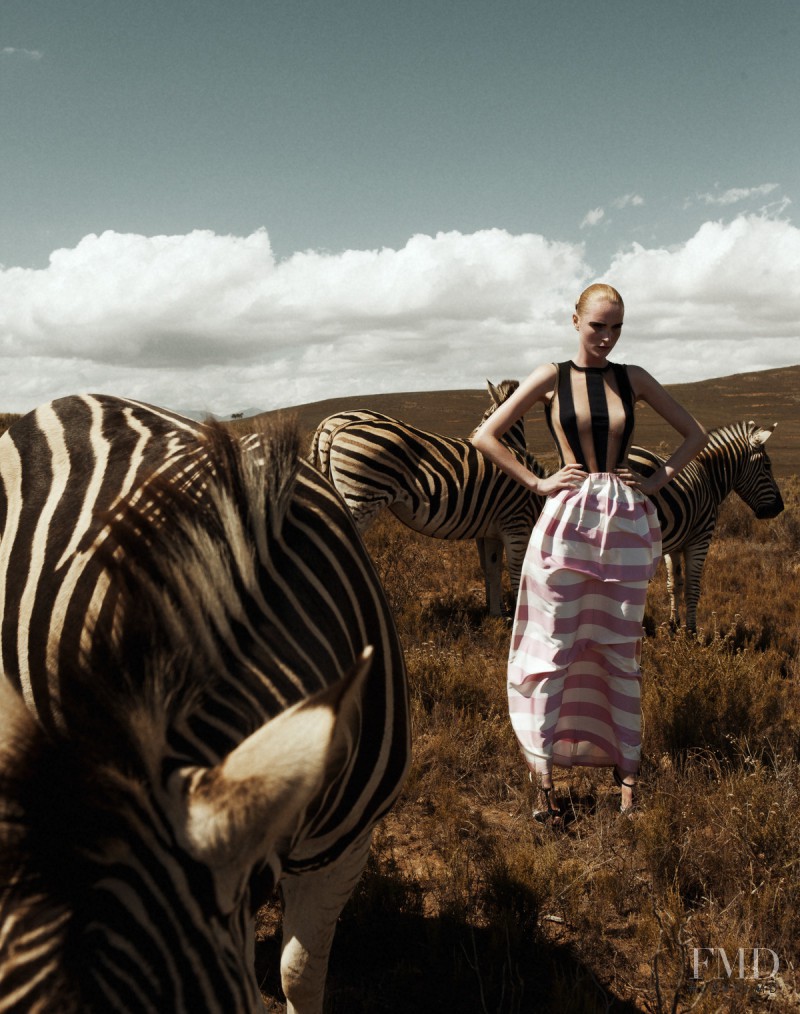 Lotte Tuinstra featured in Colorful Stripes, August 2011