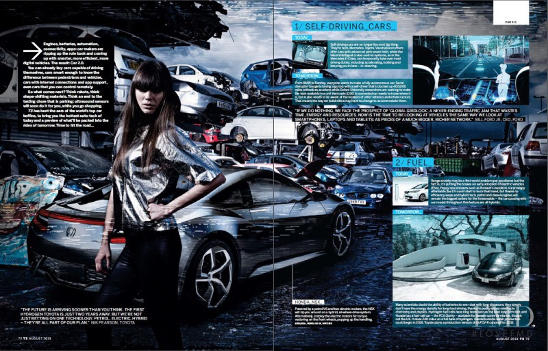 Mira Vaclavova featured in Future Rides, August 2013