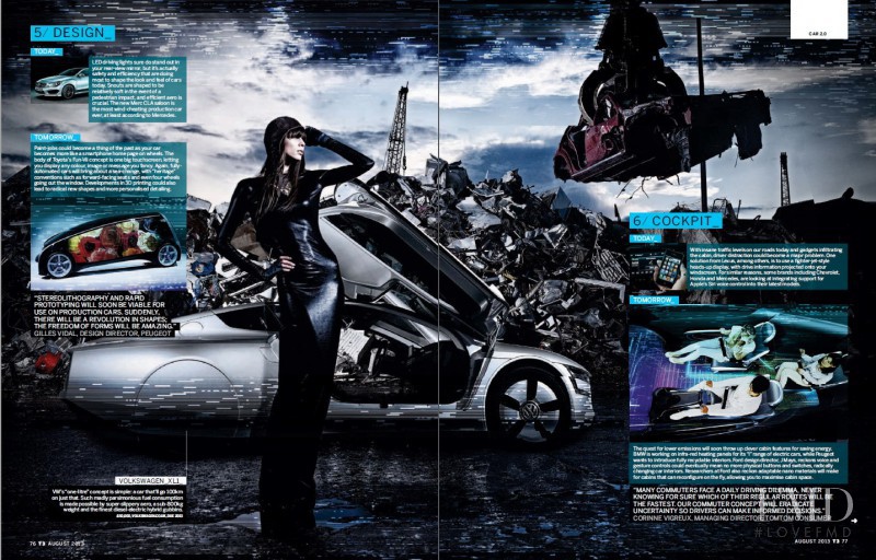 Mira Vaclavova featured in Future Rides, August 2013