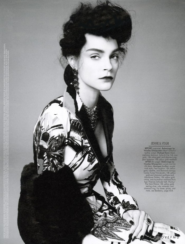 Jessica Stam featured in Transformers, September 2011