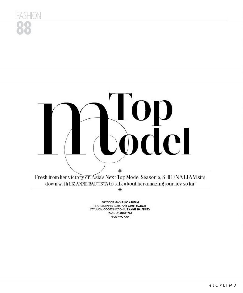 Top model, June 2014