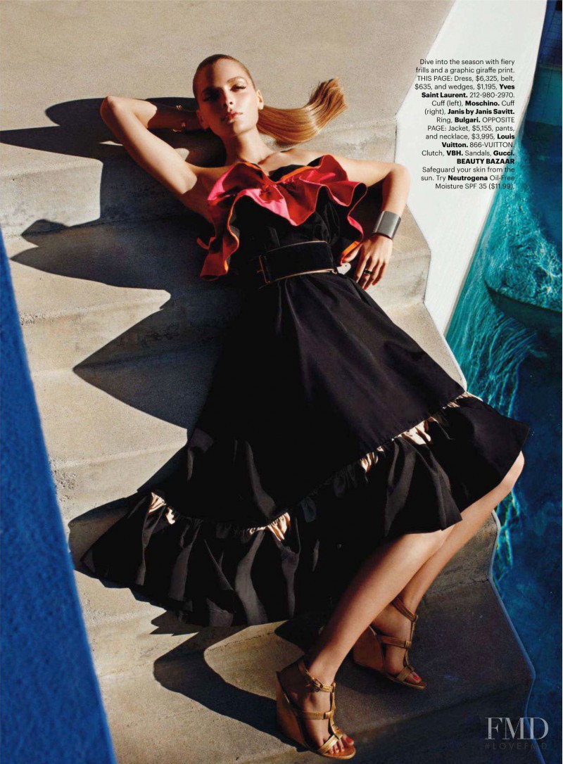 Gertrud Hegelund featured in The New Glamour, February 2011
