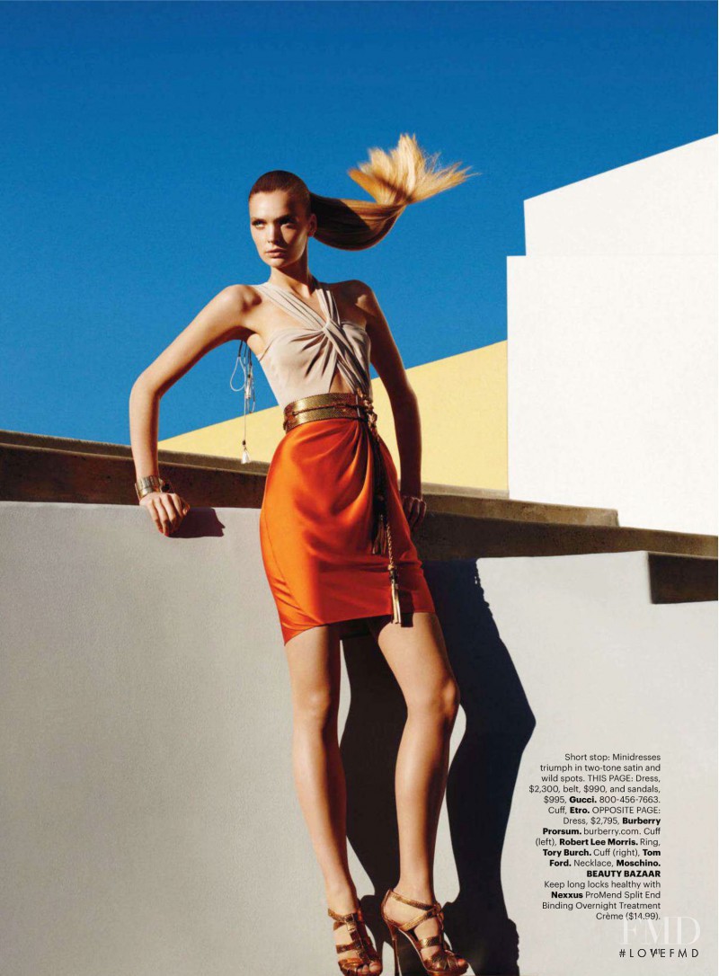 Gertrud Hegelund featured in The New Glamour, February 2011