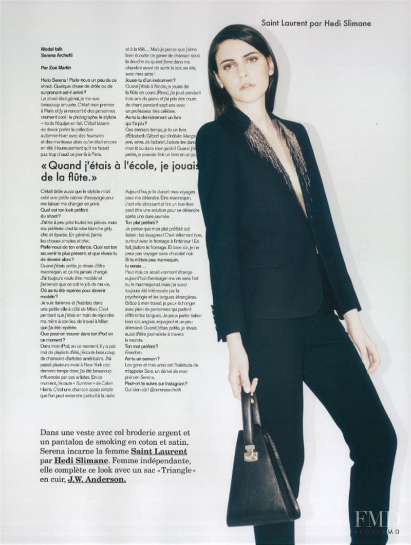 Serena Archetti featured in Serena, October 2014