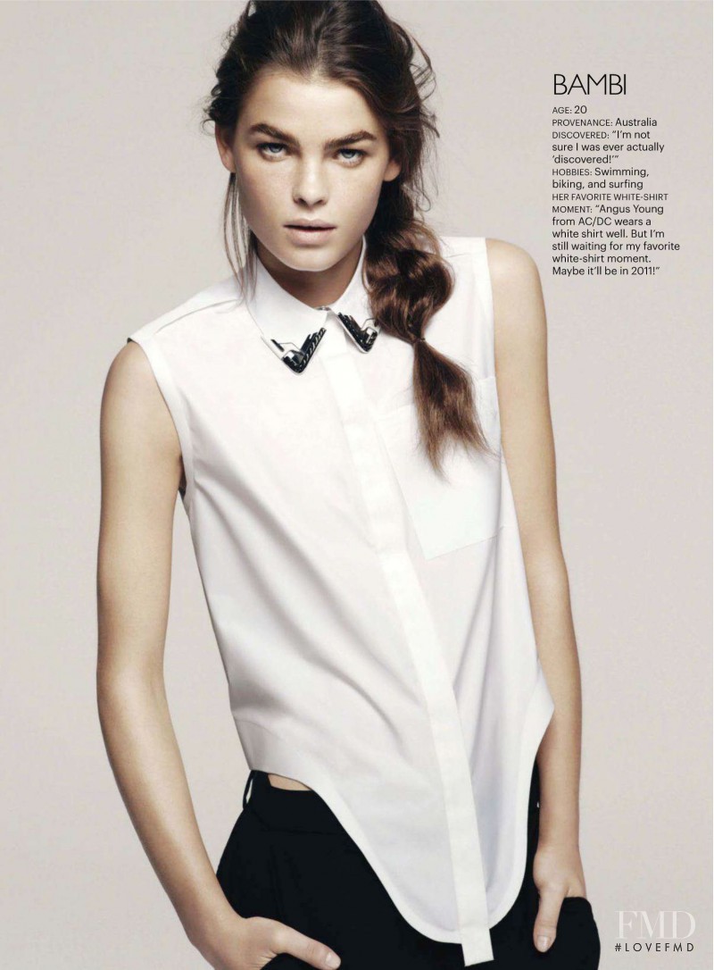 Bambi Northwood-Blyth featured in What\'s White Now, February 2011