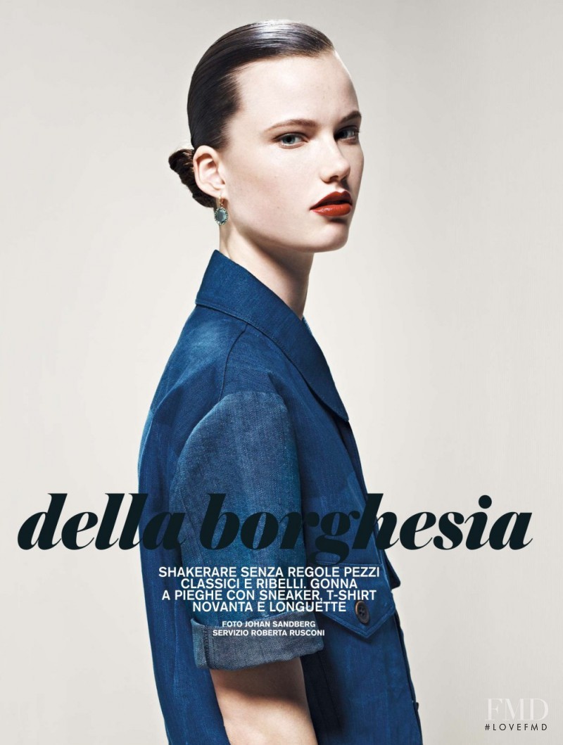 Rhianna Porter featured in Il nouvo senso della borghesia, April 2013