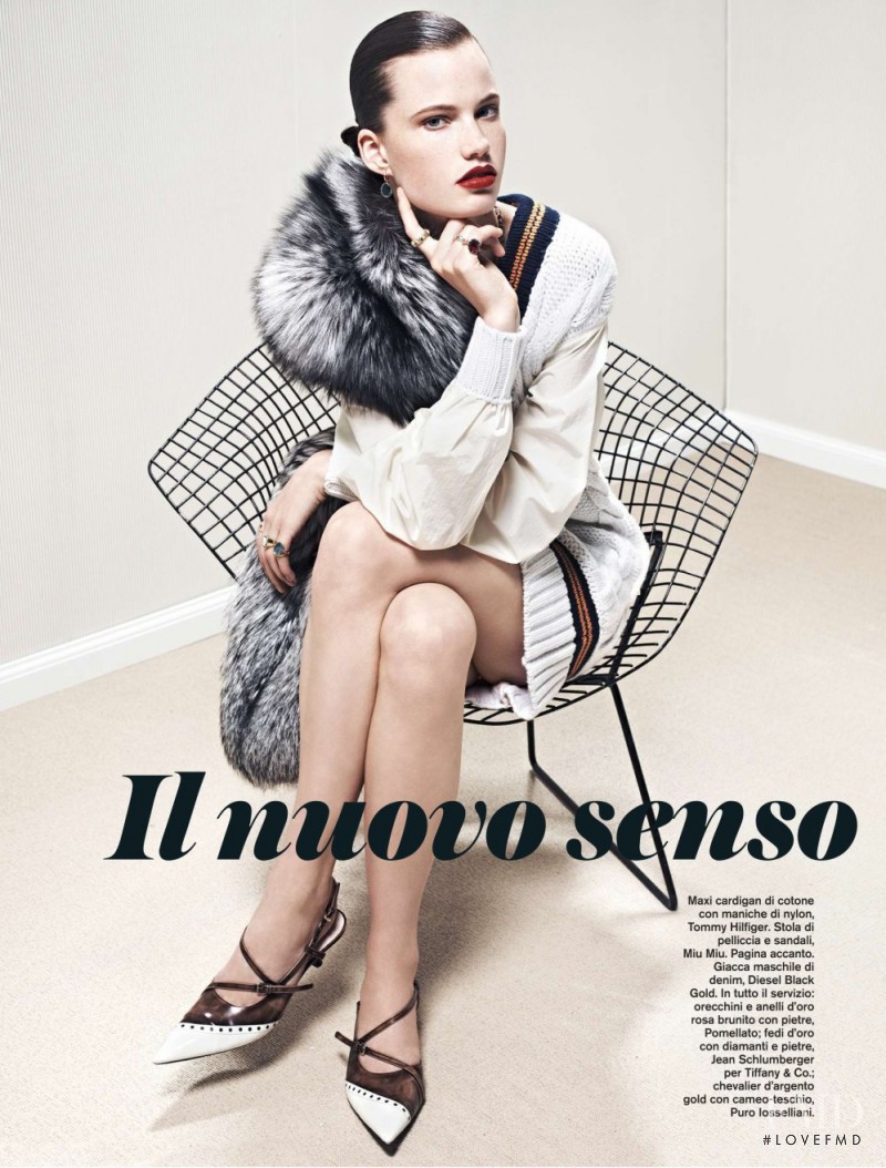 Rhianna Porter featured in Il nouvo senso della borghesia, April 2013
