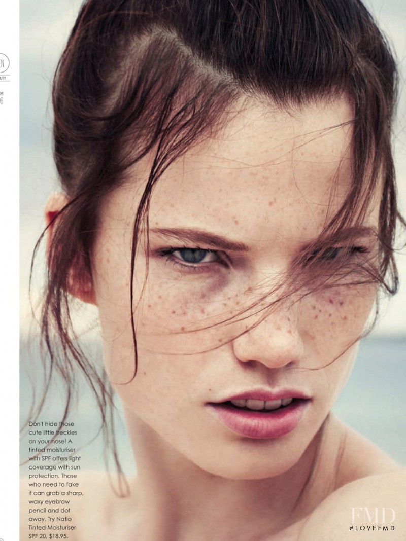 Rhianna Porter featured in Sun Kissed, October 2012