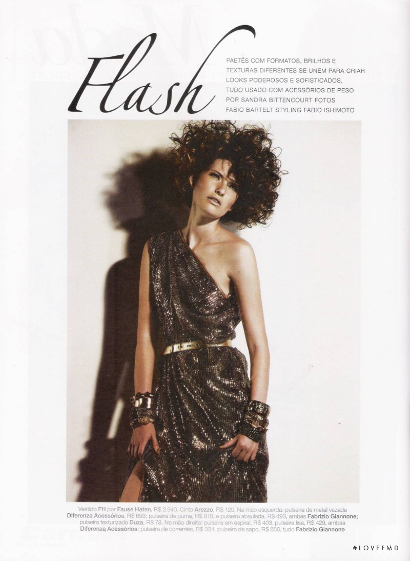 Brenda Freitas featured in Flash, December 2011