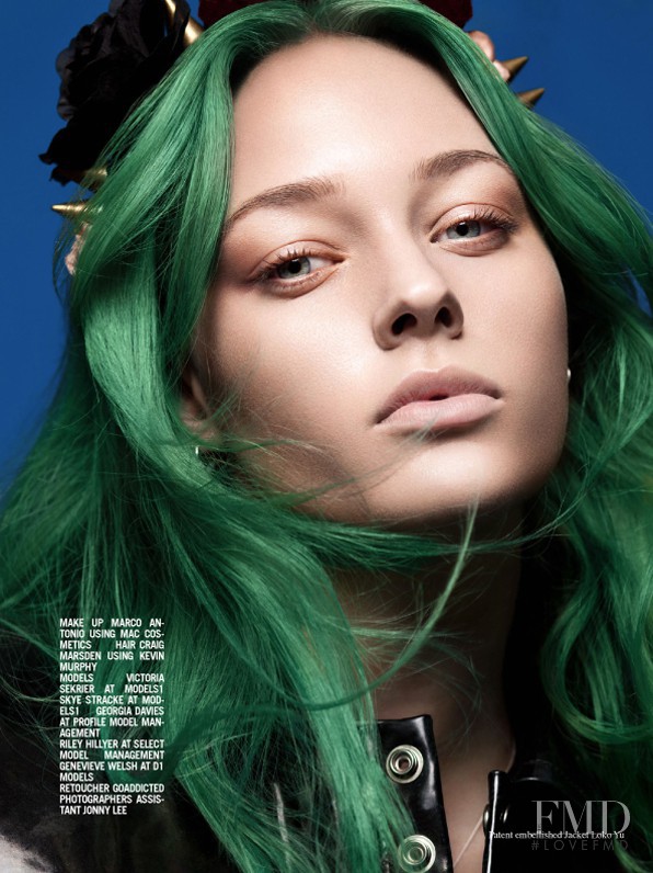 Viktoria Sekrier featured in Beauty, April 2014