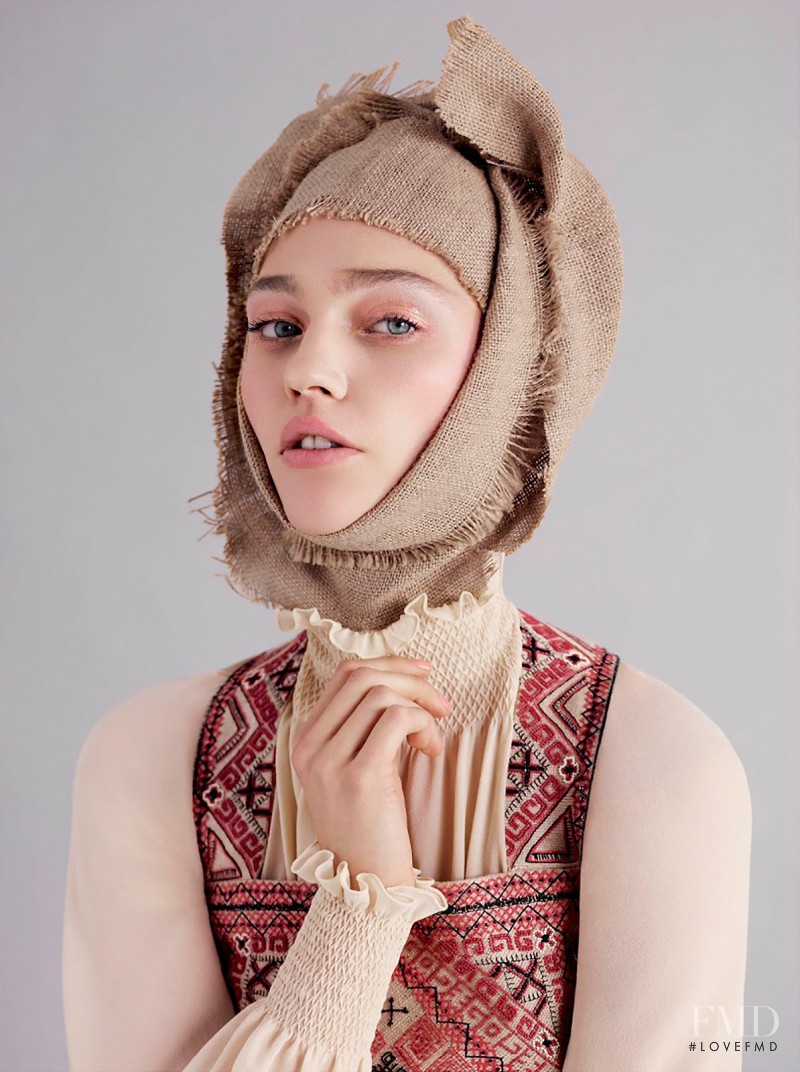 Sasha Pivovarova featured in Art Nouveau, June 2015