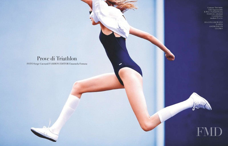 Lena Ashikhmina featured in Prove di Triathlon, June 2010