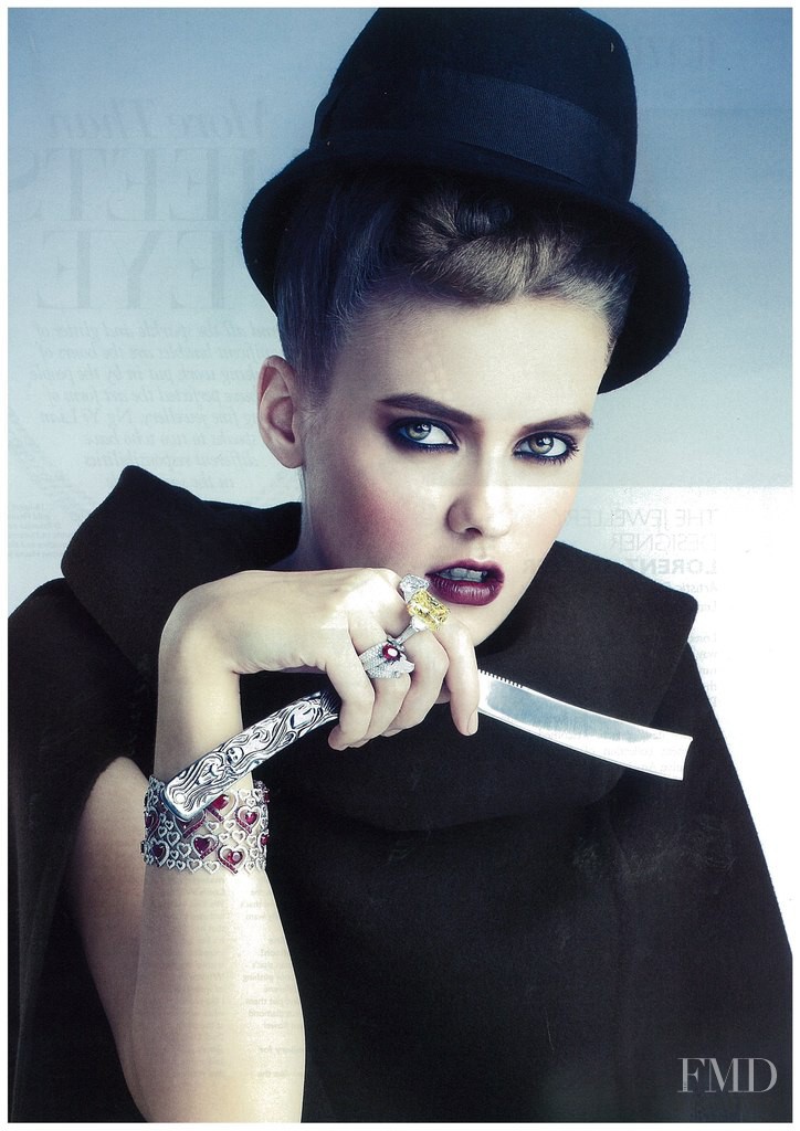 Alessiya Merzlova featured in Diamond In The Rough, October 2013