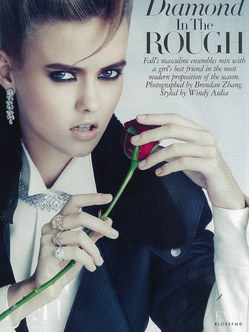 Alessiya Merzlova featured in Diamond In The Rough, October 2013