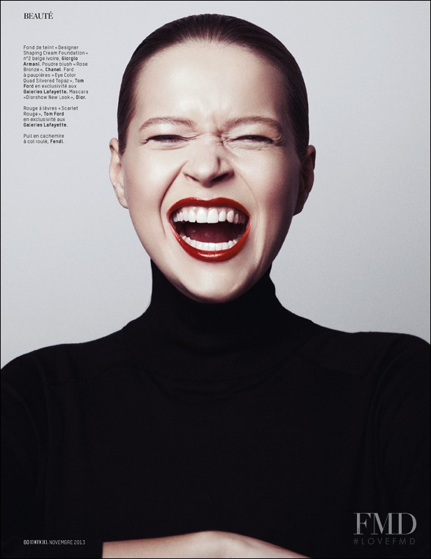 Liza Kei featured in Lipstick Power, November 2013