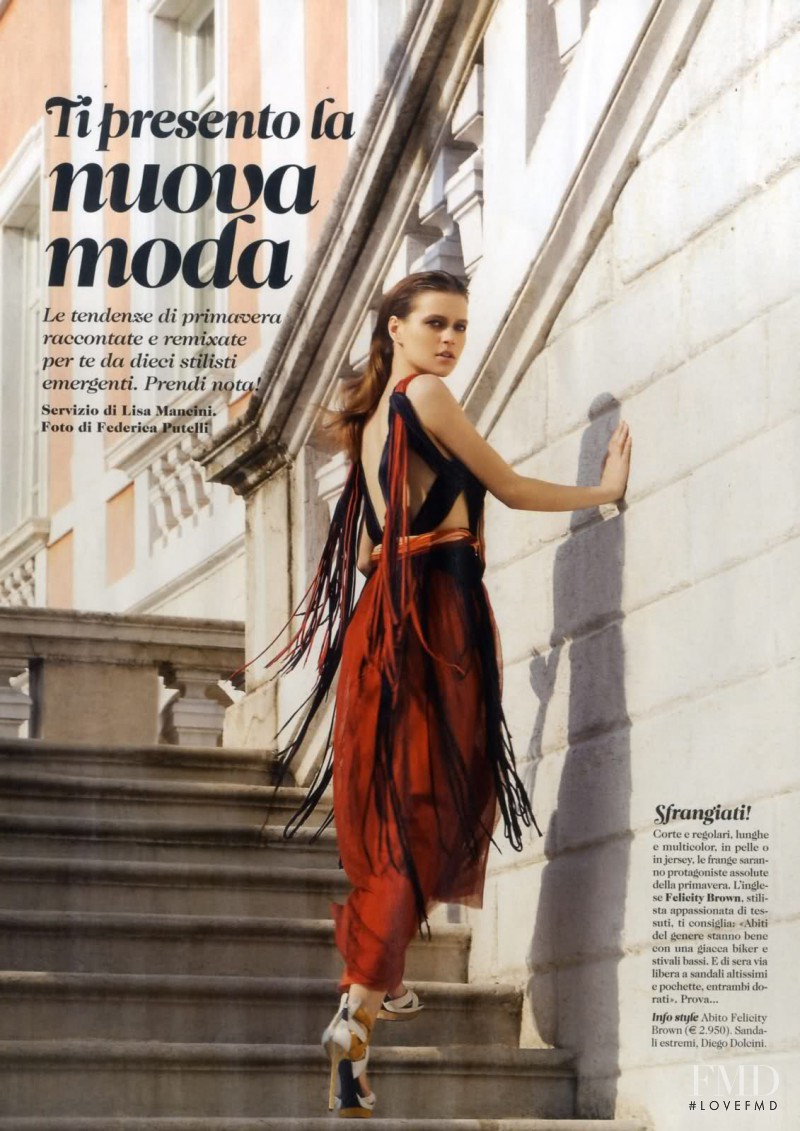 Liza Kei featured in Ti presento la nuova moda, March 2012