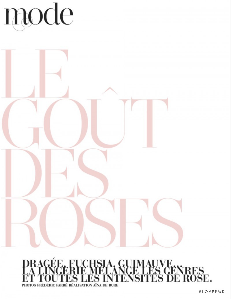 le goût des roses, October 2012