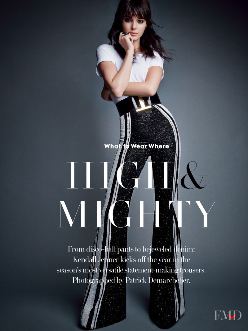 Kendall Jenner featured in High & Mighty, February 2015