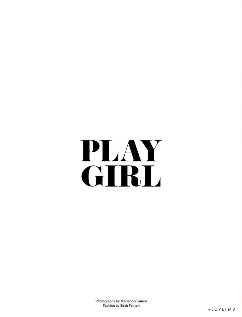 Play Girl, September 2011