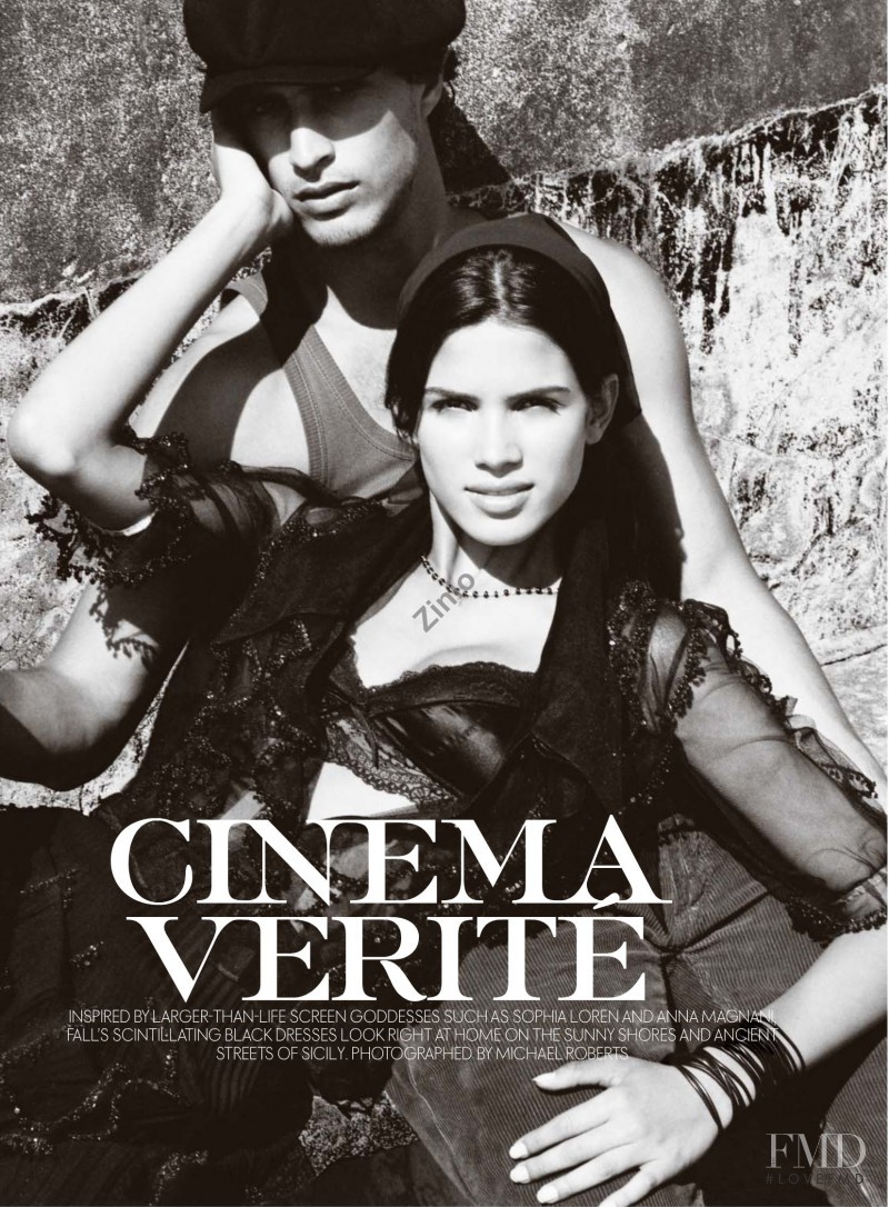 Raica Oliveira featured in Cinema Verite, July 2006