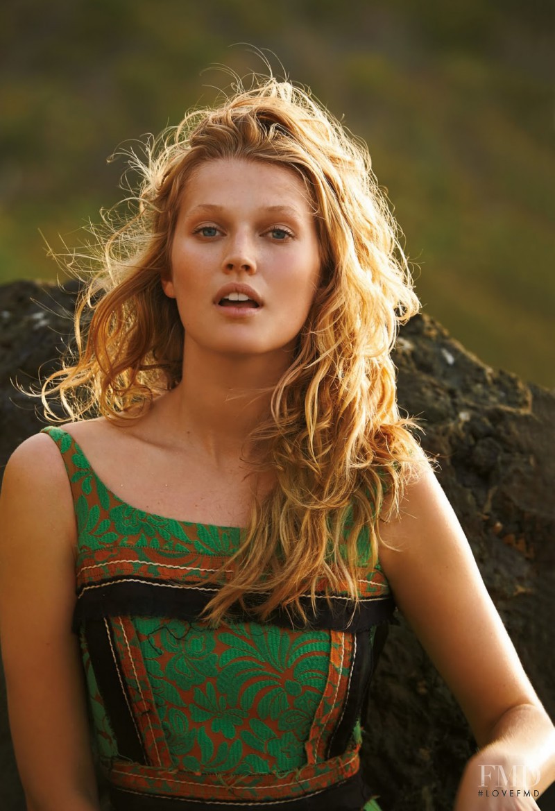 Toni Garrn featured in Swept Away, May 2015