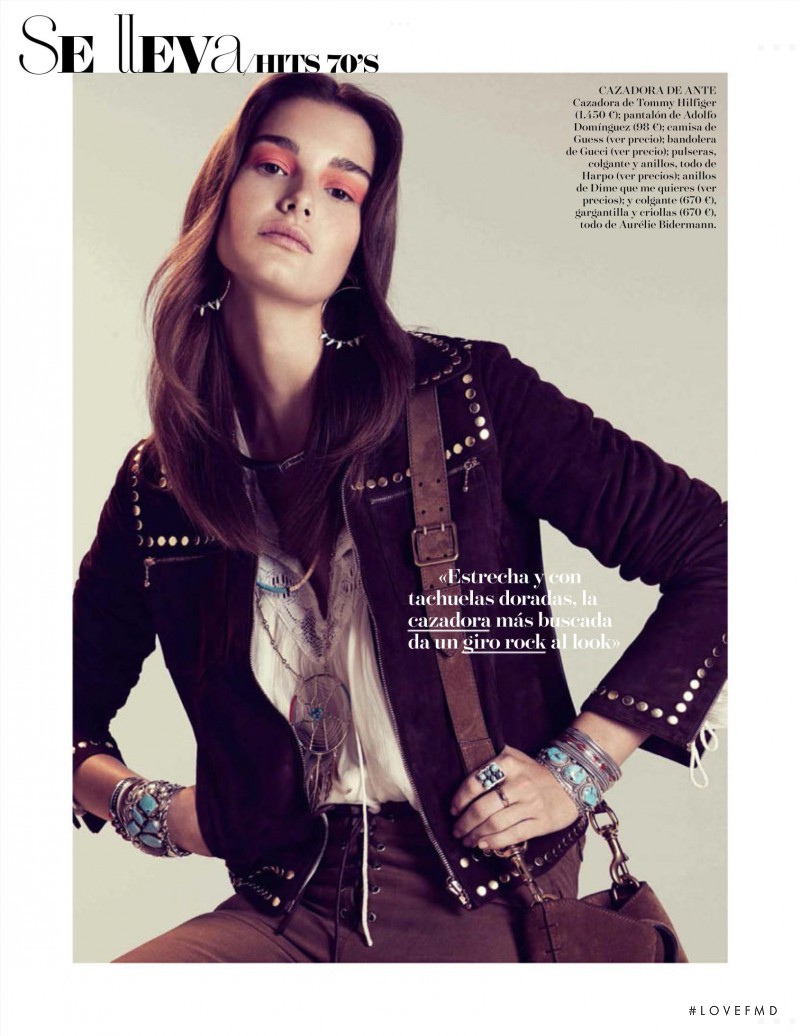 Ophélie Guillermand featured in Love The 70\'s, March 2015