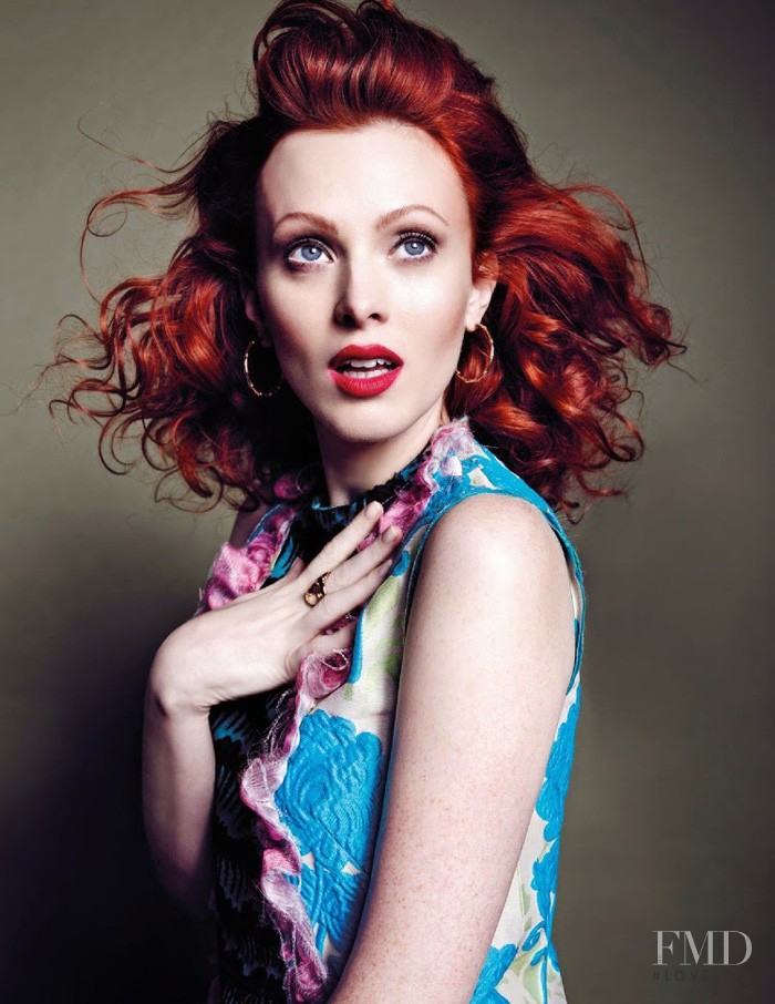 Karen Elson featured in Blooming Glory, March 2015