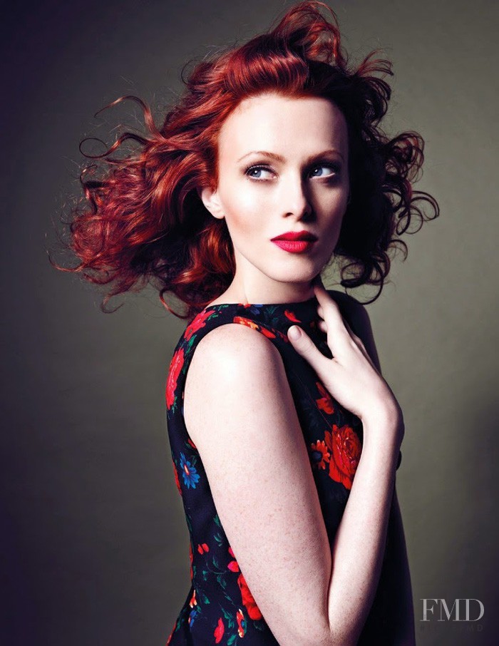 Karen Elson featured in Blooming Glory, March 2015
