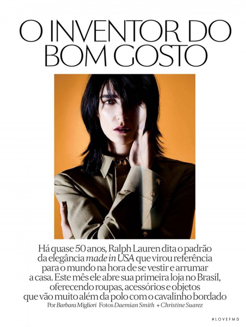 Janice Alida featured in O Inventor do Bom Gusto, March 2015
