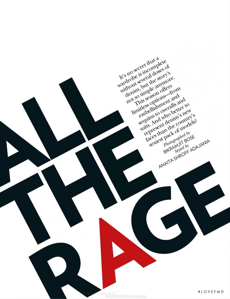 All the Rage, March 2015