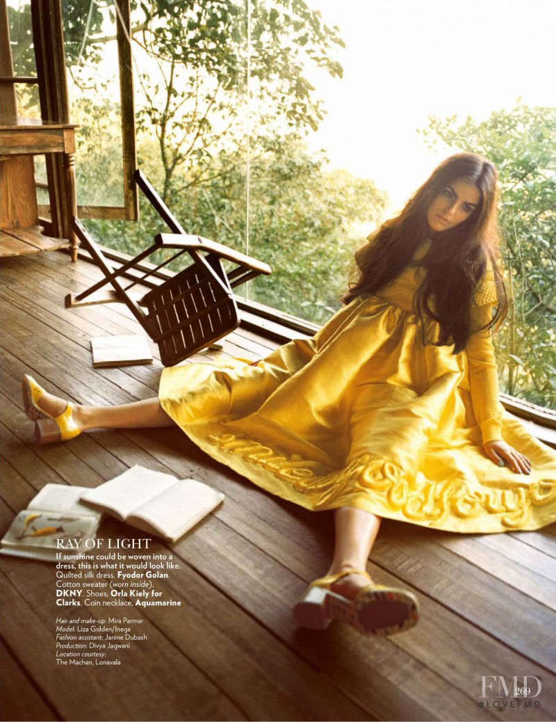 Liza Golden featured in It was all yellow, March 2015