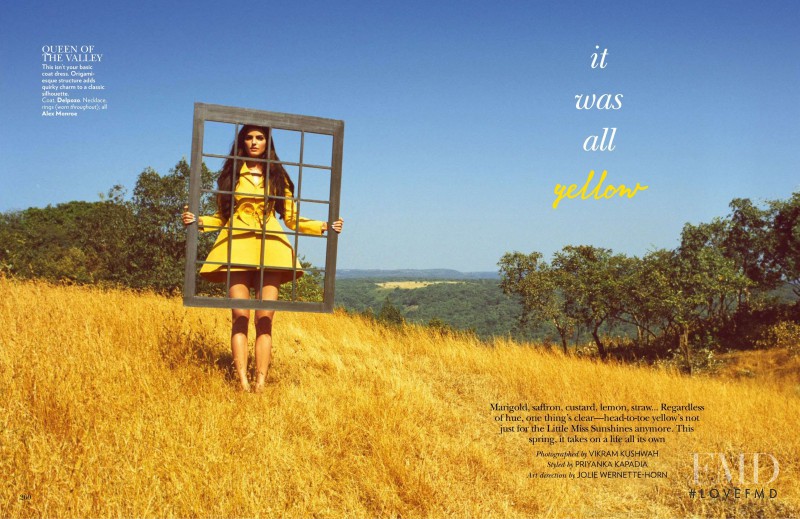 Liza Golden featured in It was all yellow, March 2015