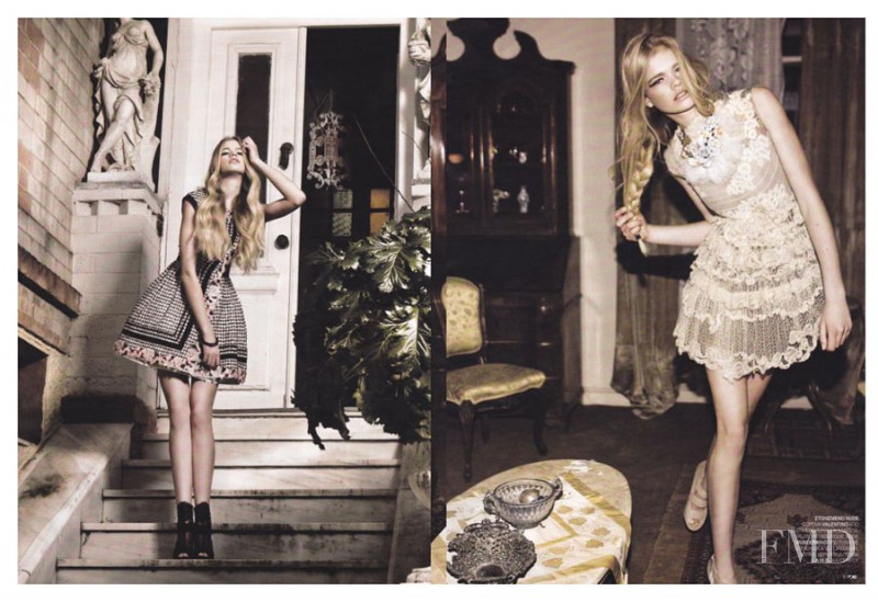 Valerie van der Graaf featured in Siciliana, April 2010