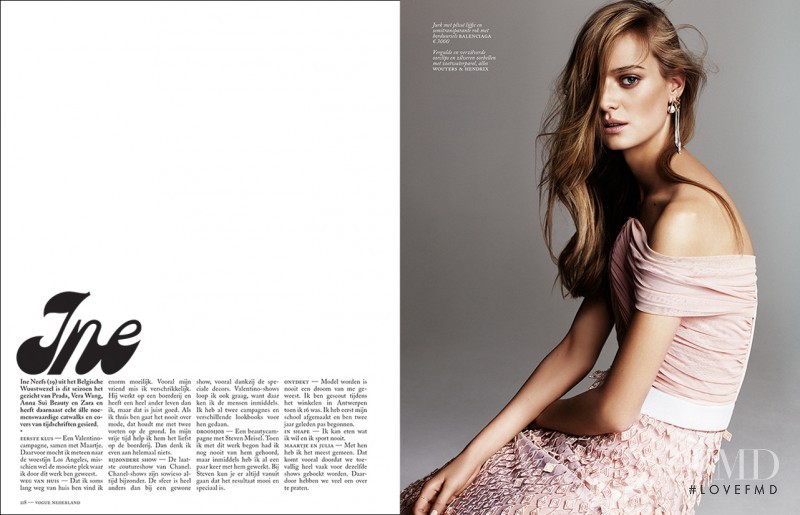 Ine Neefs featured in Catwalk queens, April 2015