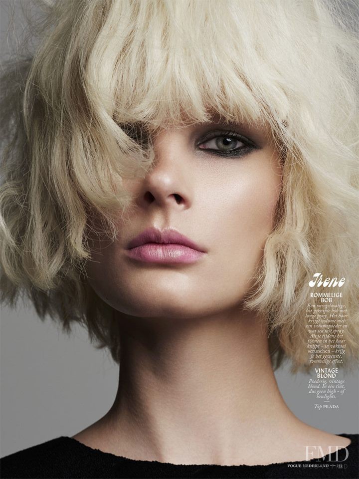 Irene Hiemstra featured in Cut and color, April 2015