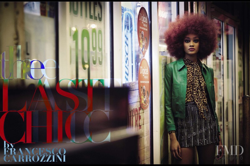 Cheyenne Maya Carty featured in The Last Chic, March 2015