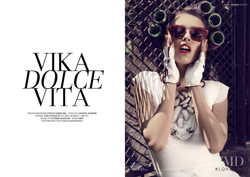 Vika Volkute featured in Vika Dolce Vita , October 2012
